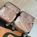 4 pack compression packing cubes – blossom