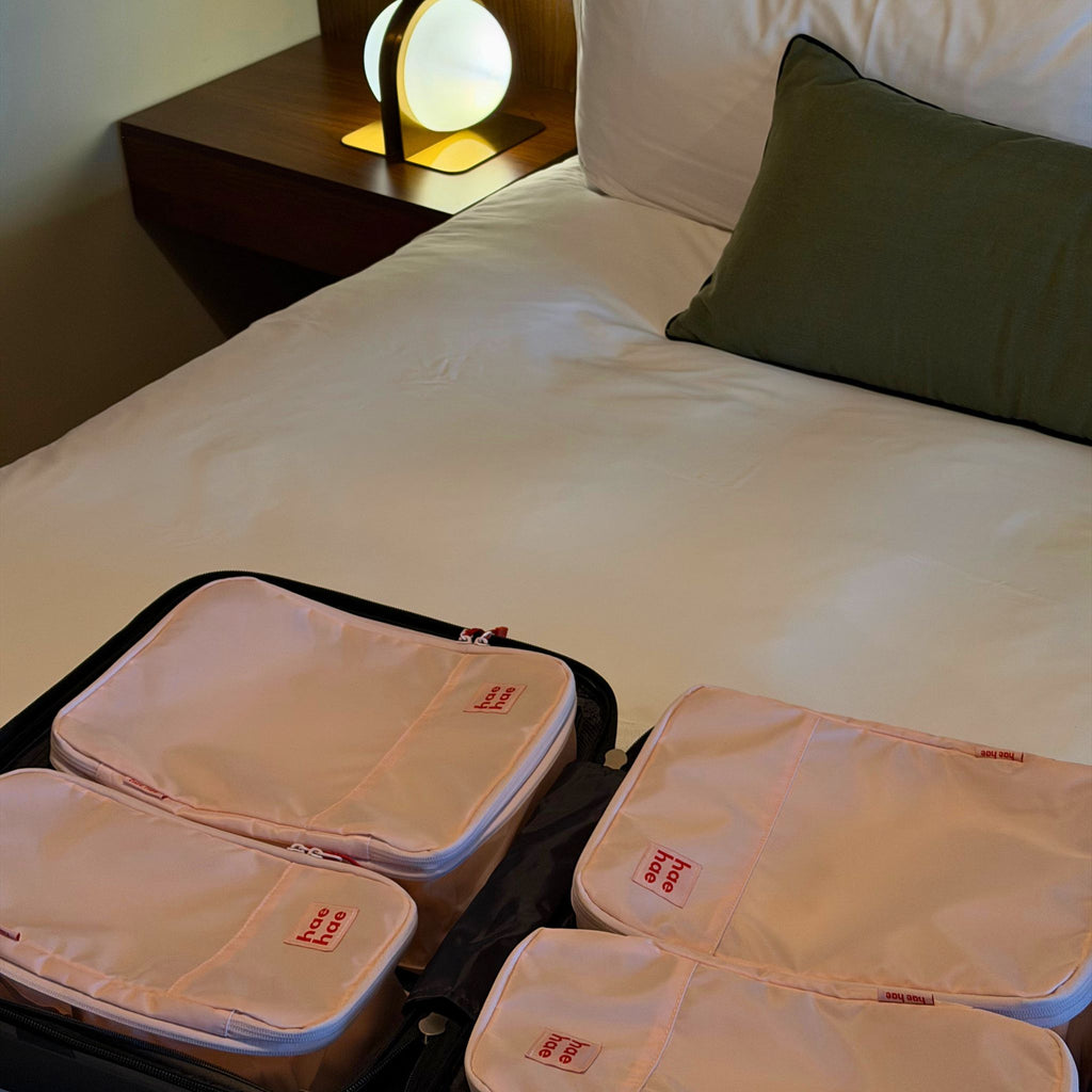 4 pack compression packing cubes – blossom