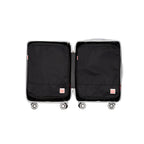 Two large compression packing cubes in a small carry on case, hae hae