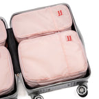 hae hae compression packing cube 4 pack blossom in case side