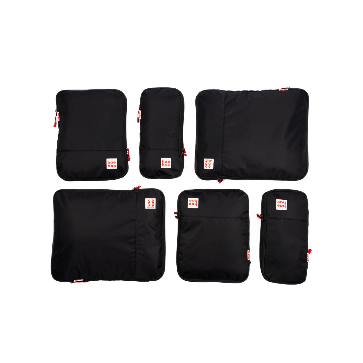 hae hae compression packing cube 6 pack ink layflat
