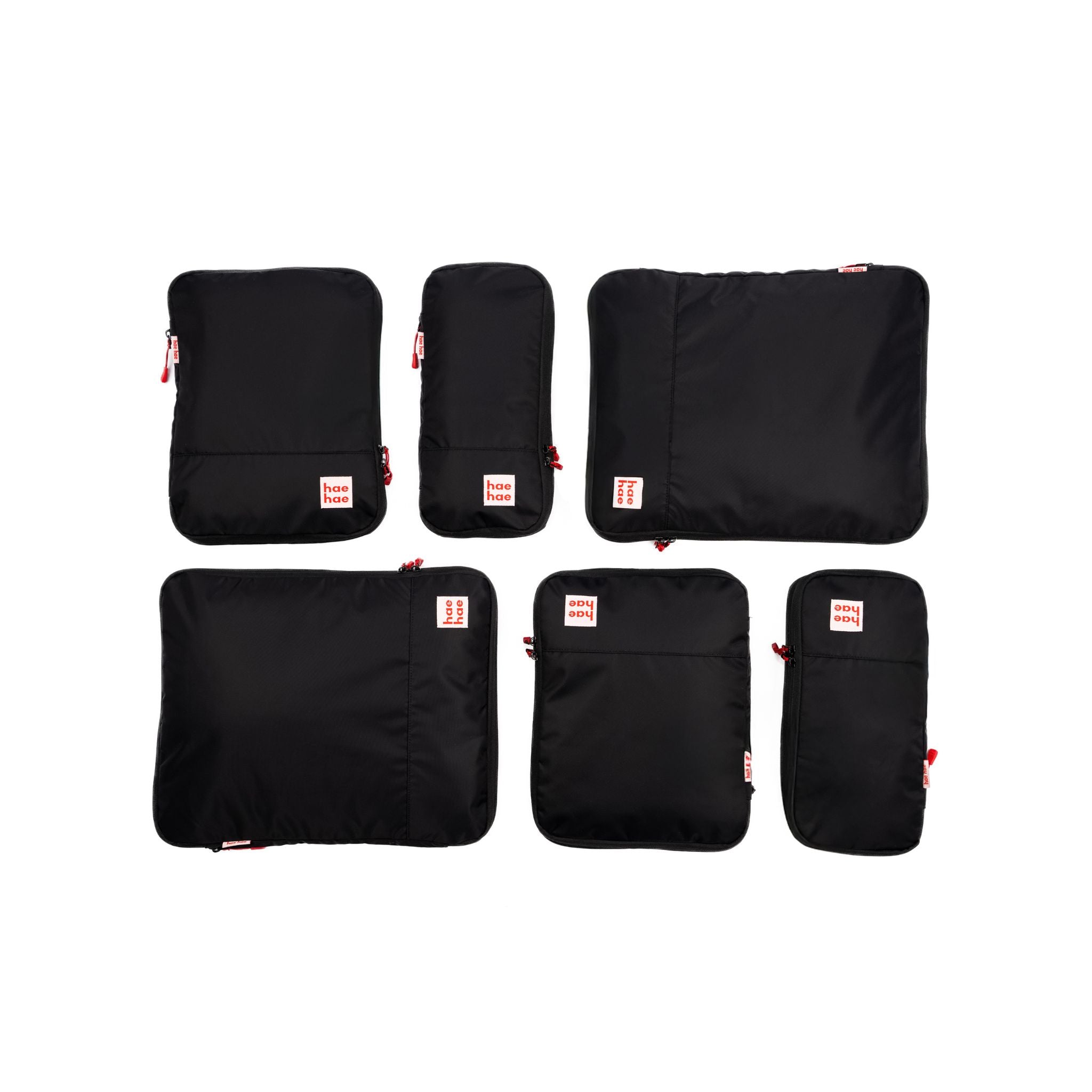 hae hae compression packing cube 6 pack ink layflat